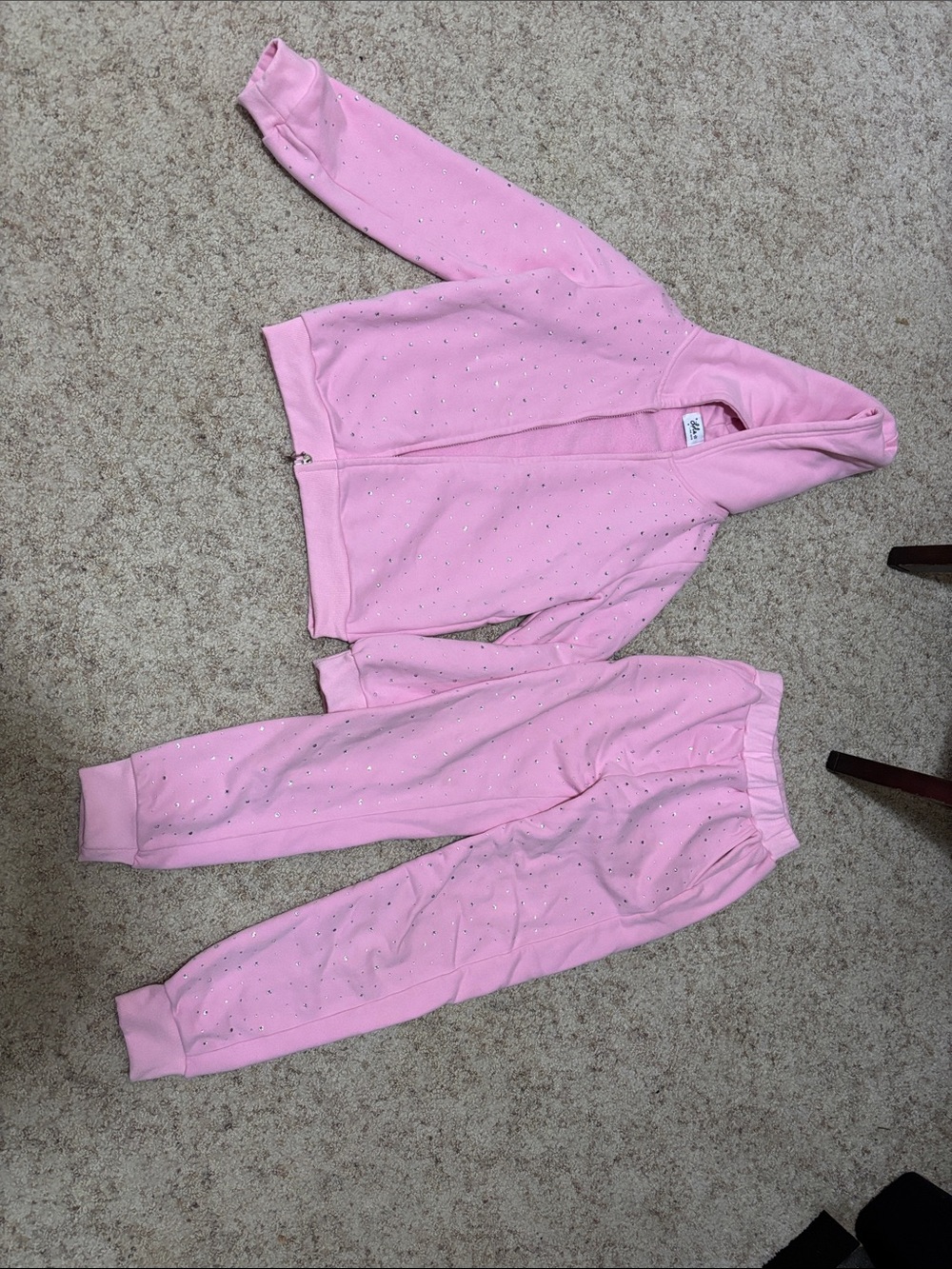 Lola + The Boys Soft Pink Zip Hoodie